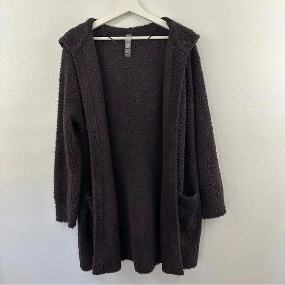 2/$20 Lou & Grey Cozy Up Hooded Pocket Open Cardigan Women's Size L - Picture 1 of 5